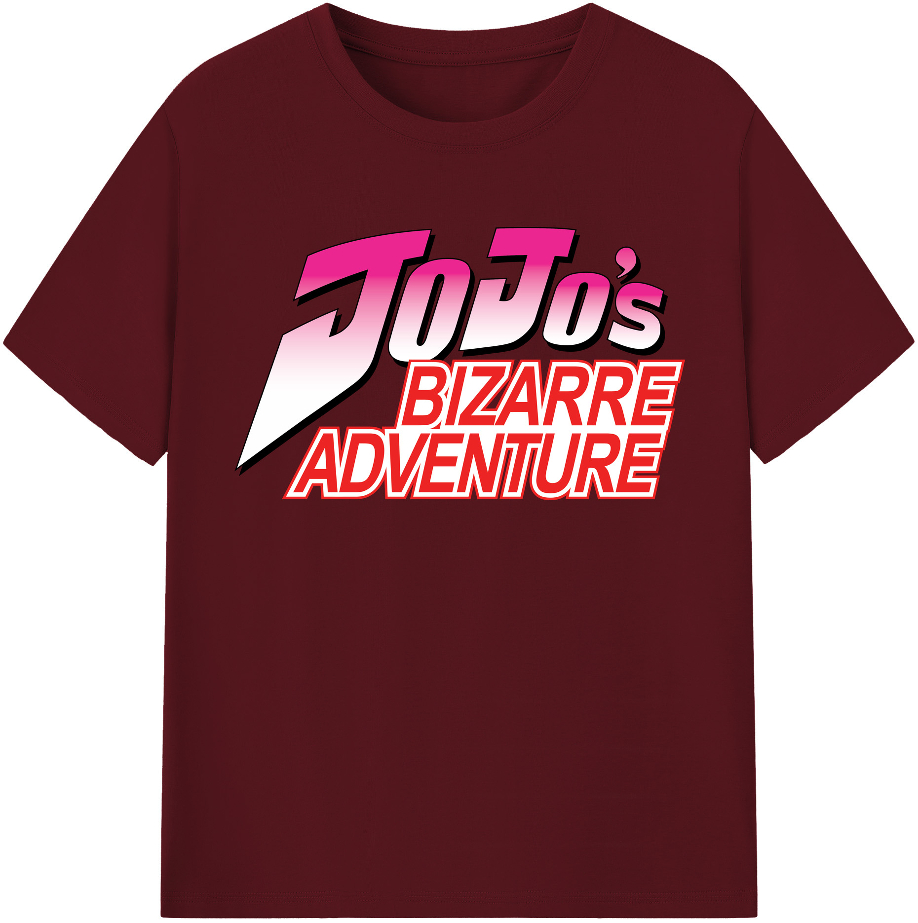 （画像用） ジョジョの奇妙な冒険 JoJo's Bizarre Adventure 綿100％半袖Tシャツ（フロントプリント）